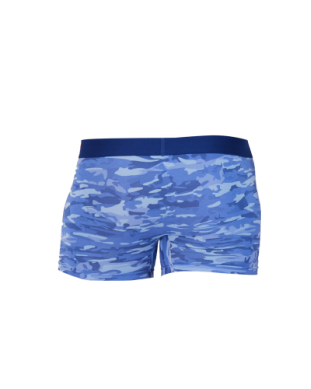 Wood Boxer Brief - Blue Camo - 3" Inseam