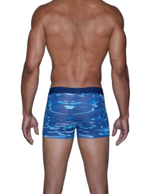 Wood Trunk Underwear - Blue Liquid - 1" Inseam