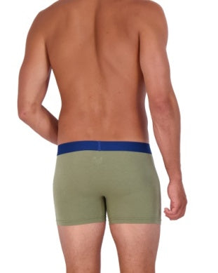 Wood Boxer Brief - Olive Color - 3" Inseam