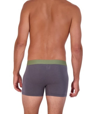 Wood Boxer Brief - Iron Color - 3" Inseam