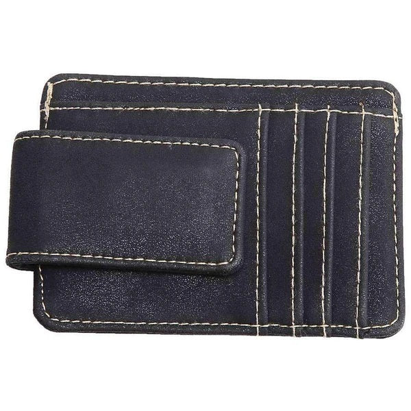 Leather Money Clip Wallet