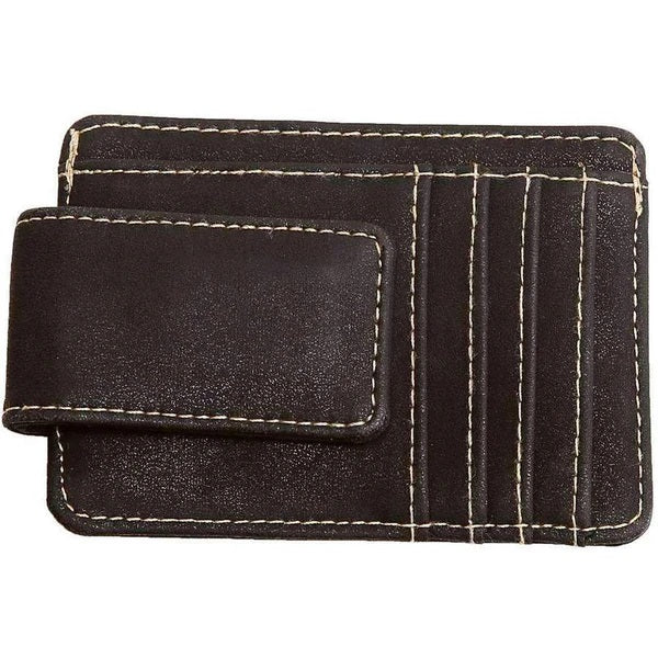 Leather Money Clip Wallet