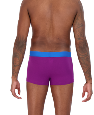 Wood Trunk Underwear - Grape - 1" Inseam