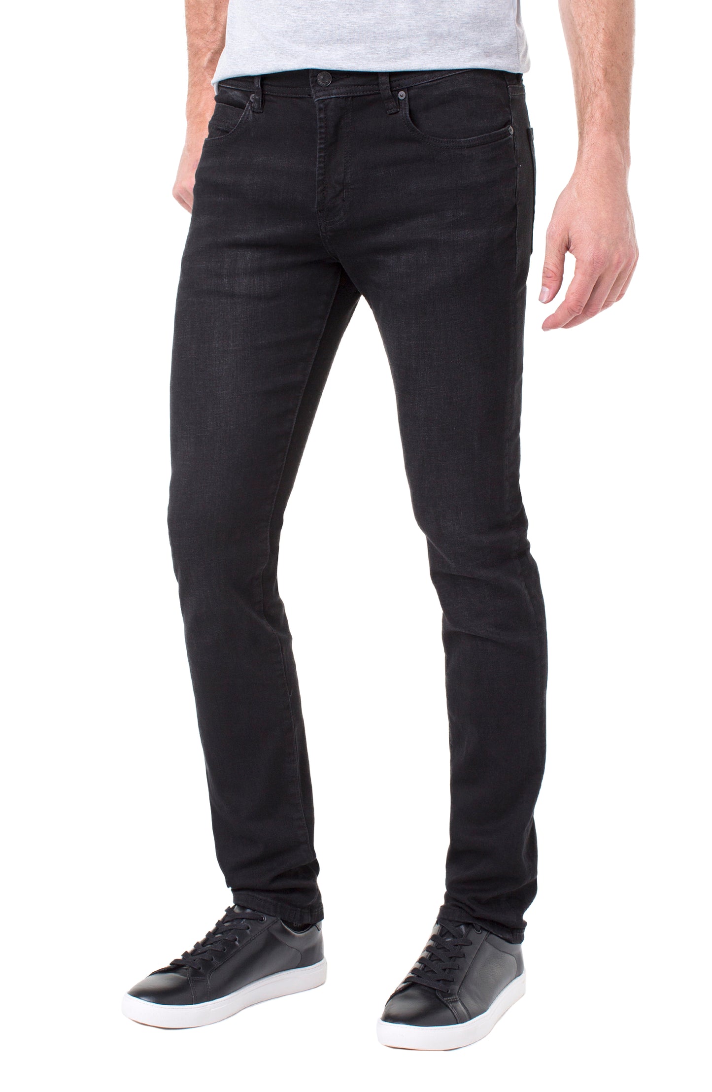 Liverpool Los Angeles Kingston Modern Slim Straight - Bullet Dark