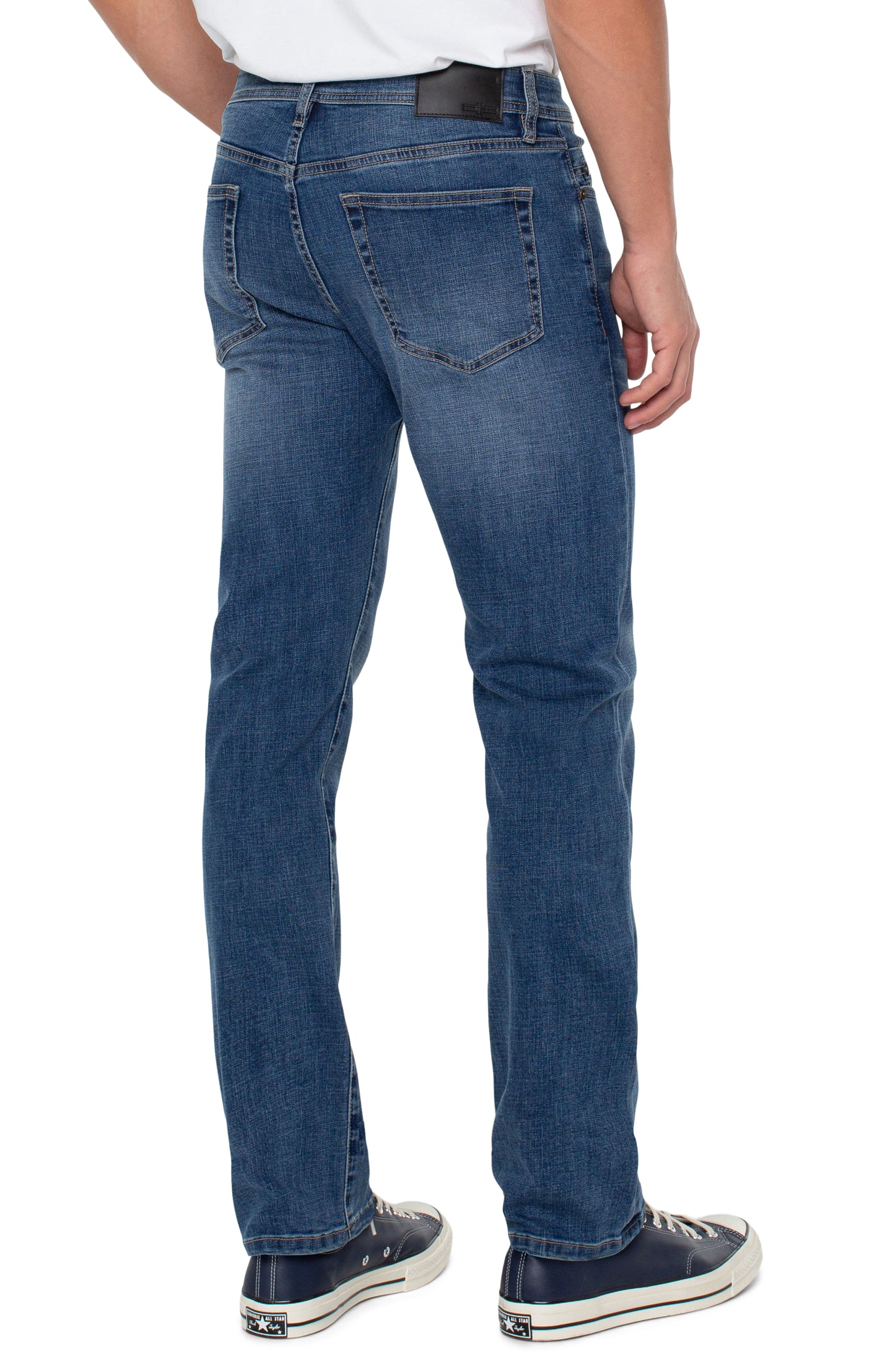 Liverpool Los Angeles Kingston Modern Straight Slim Denim - Hughes