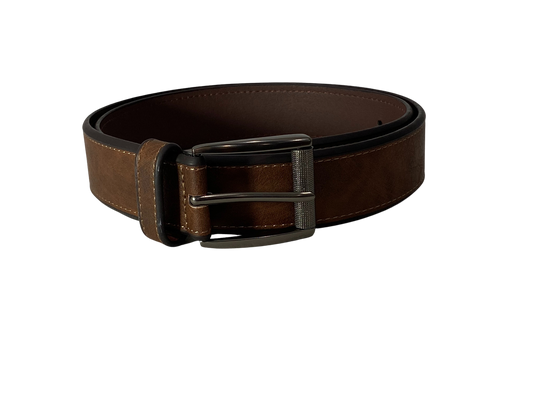 English Bevel Leather Belt