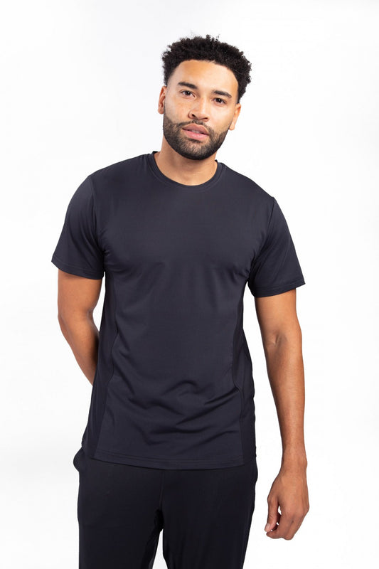 Micro-Perforated Active T-Shirt - Black