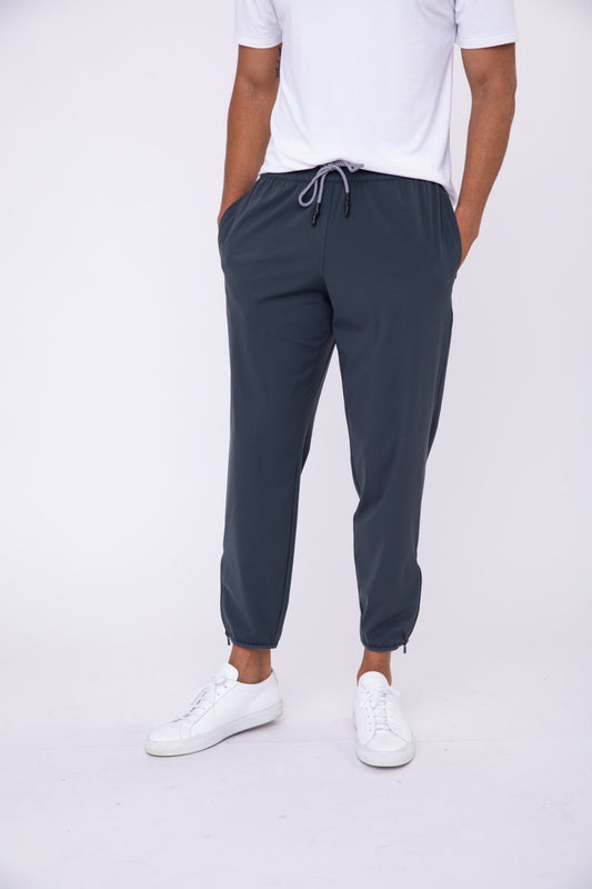 Graphene High-Waist Athleisure Joggers - Dark Teal