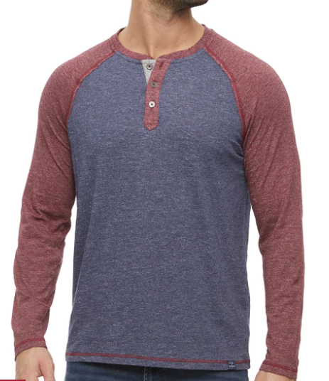 Eastpoint Slub Raglan Henley