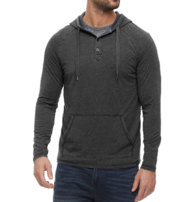 Chatham Burnout Henley Hoodie