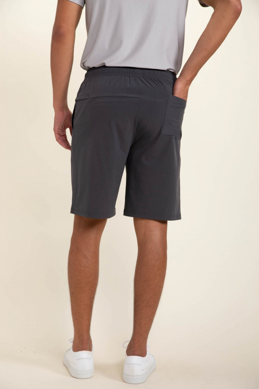 Active Drawstring Shorts - Dark Grey