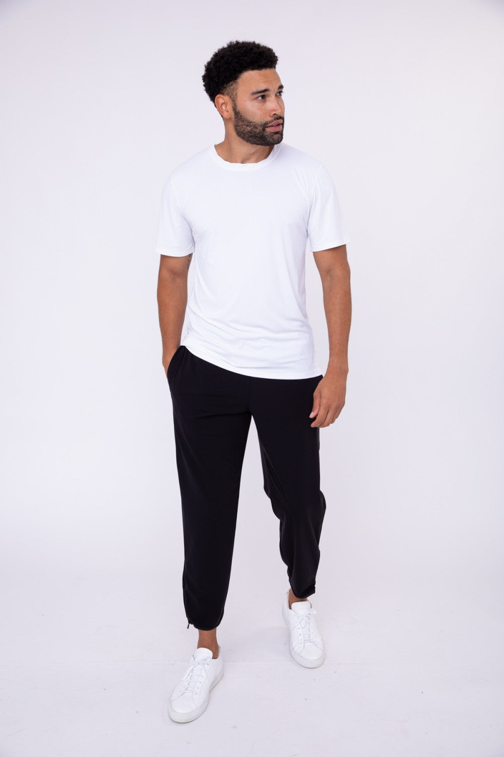 Graphene High-Waist Athleisure Joggers - Black