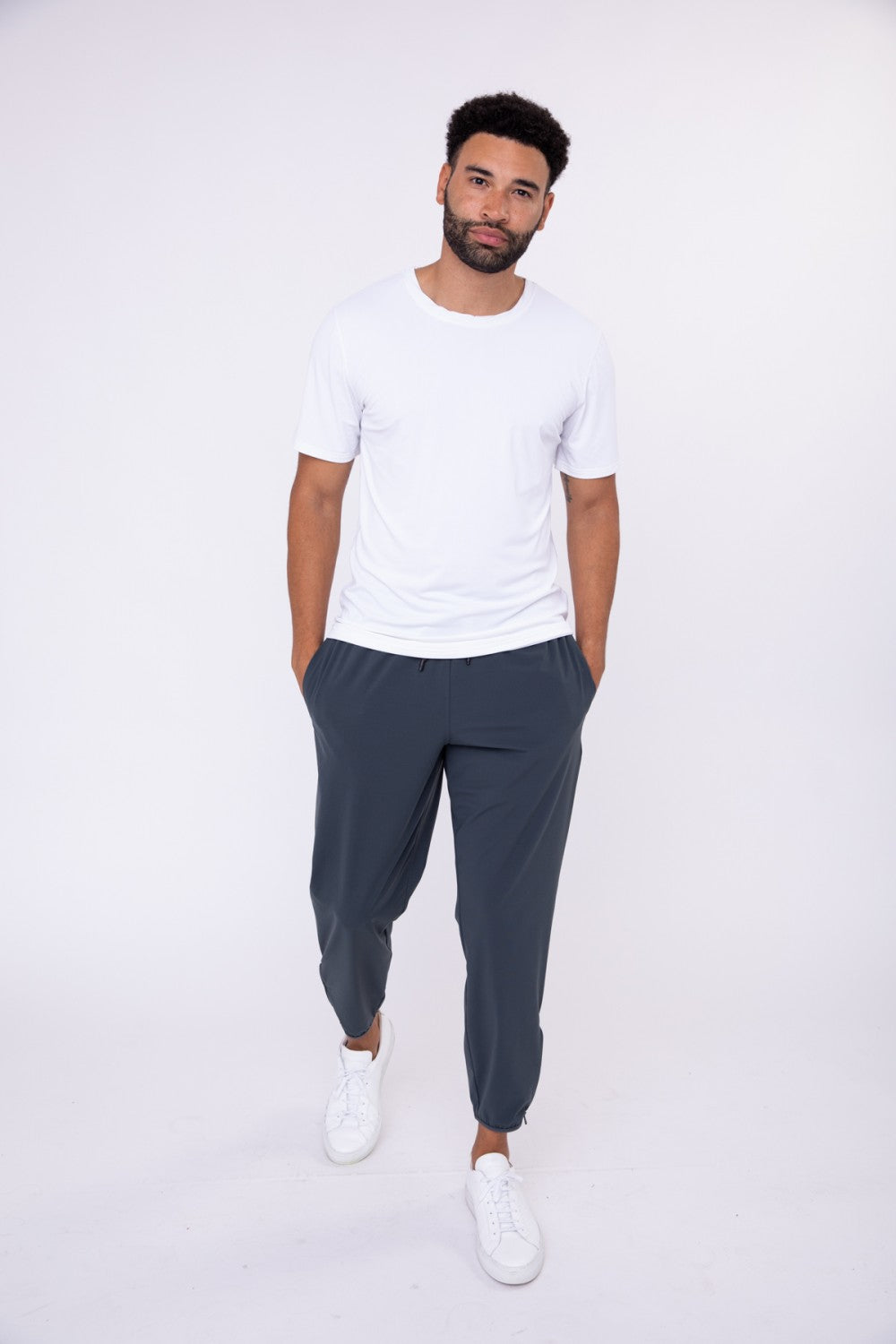 Graphene High-Waist Athleisure Joggers - Dark Teal