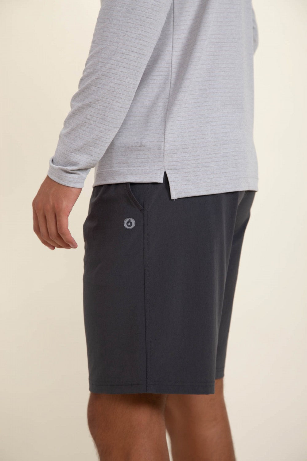 Active Drawstring Shorts - Dark Grey